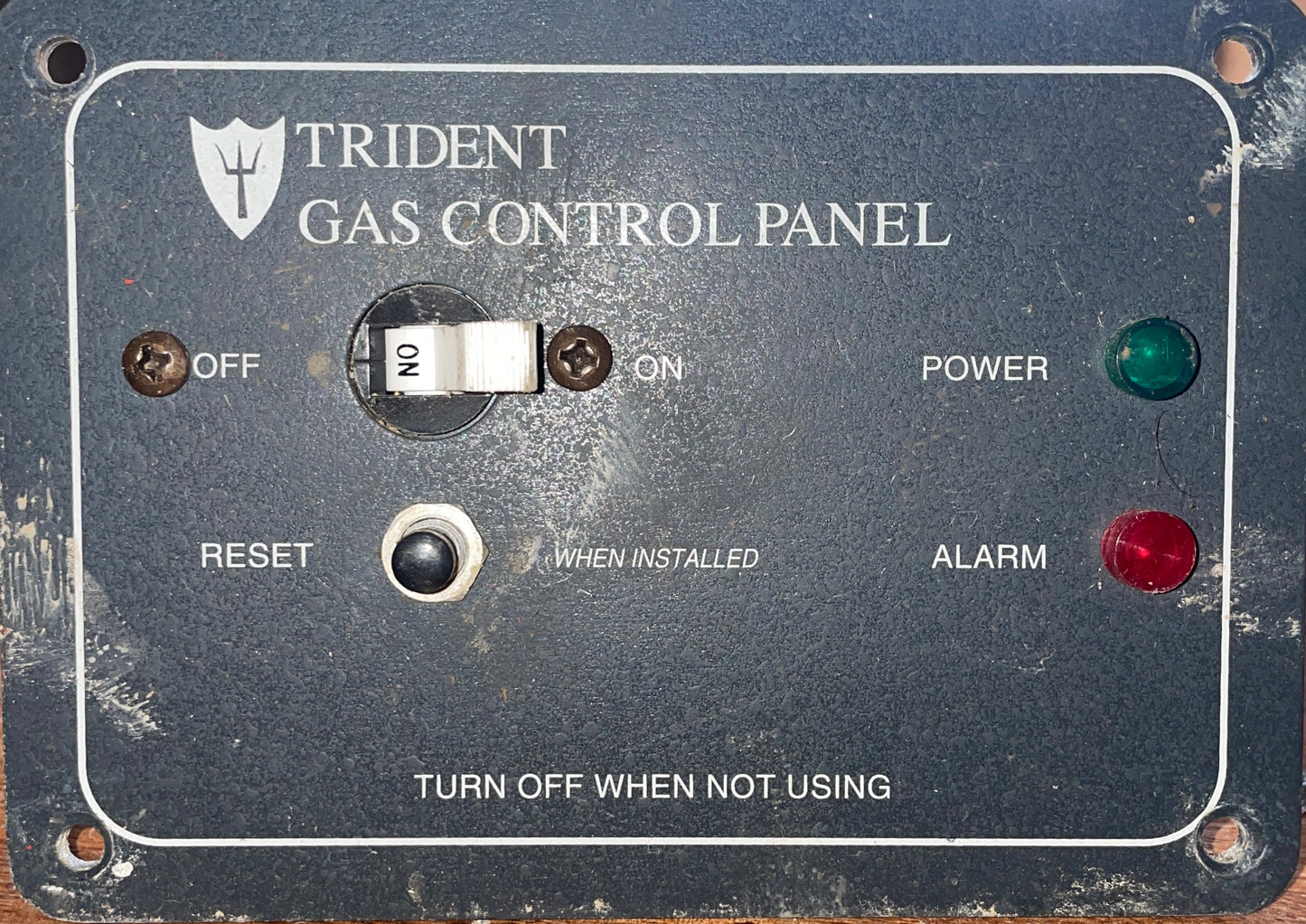 Trident Gas Control Panel