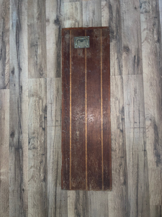 Teak & Holly Floor Board - 30 3/4” Long x 9 3/8” Wide x 1 1/8” Thick