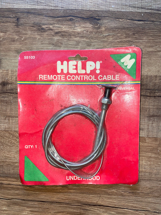 Motormite Universal Remote Control Cable #55103 NEW