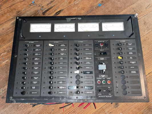 33 Switch DC ; 11 Switch AC Bass Distribution Panel