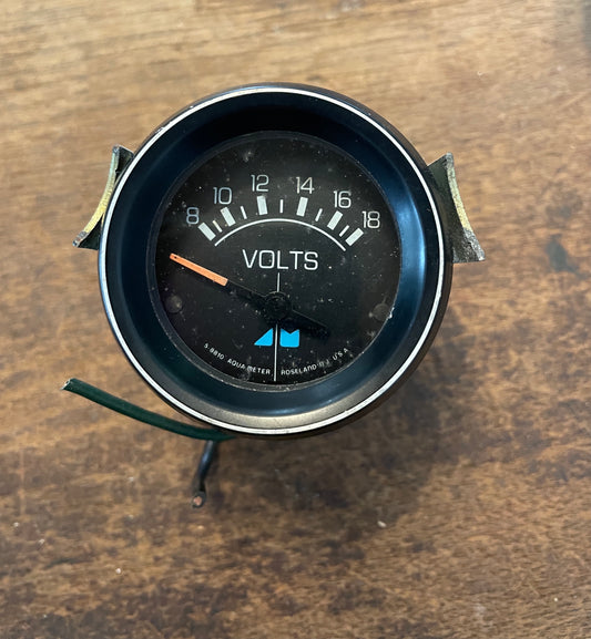 Aqua Meter Volts Gauge