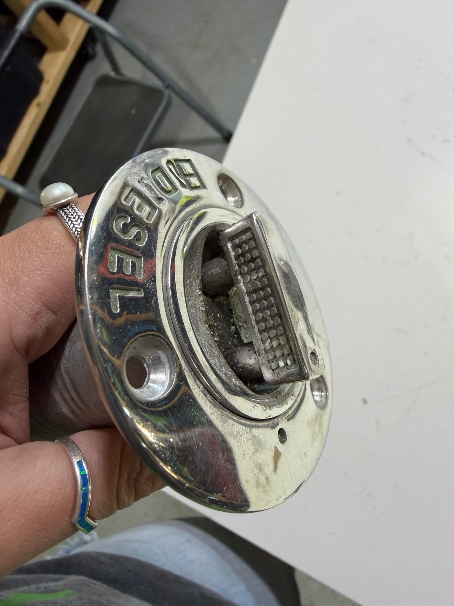 Stainless Steel Diesel Cap / Ply / Deck Fill Plate