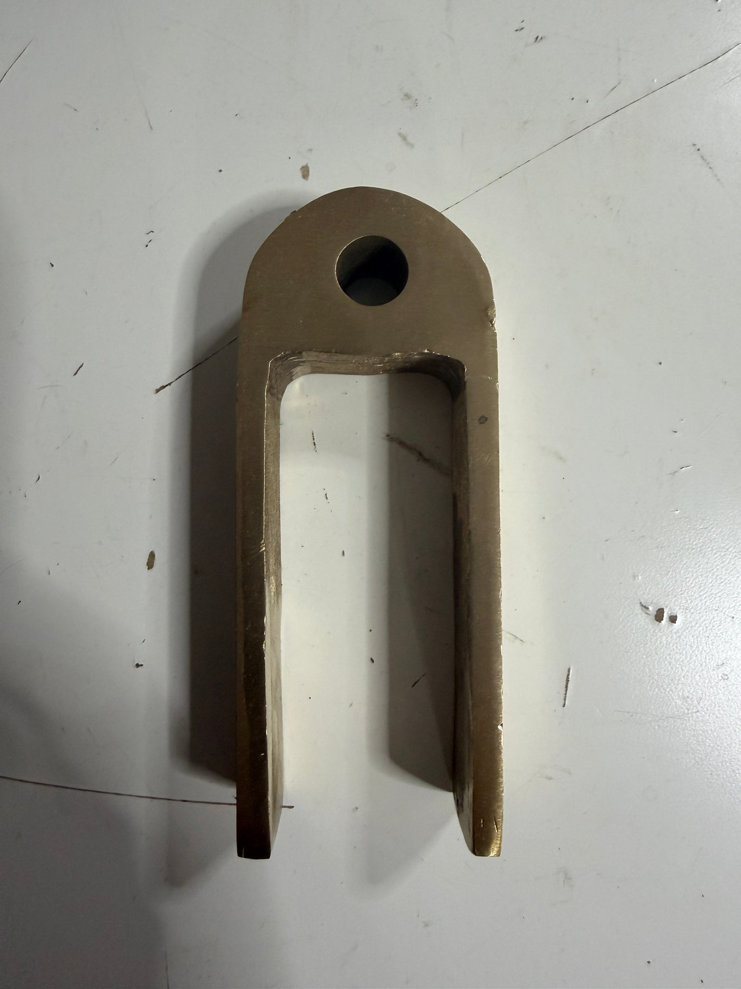 4 3/4" Long Bronze Pintle - 1/2" Hole