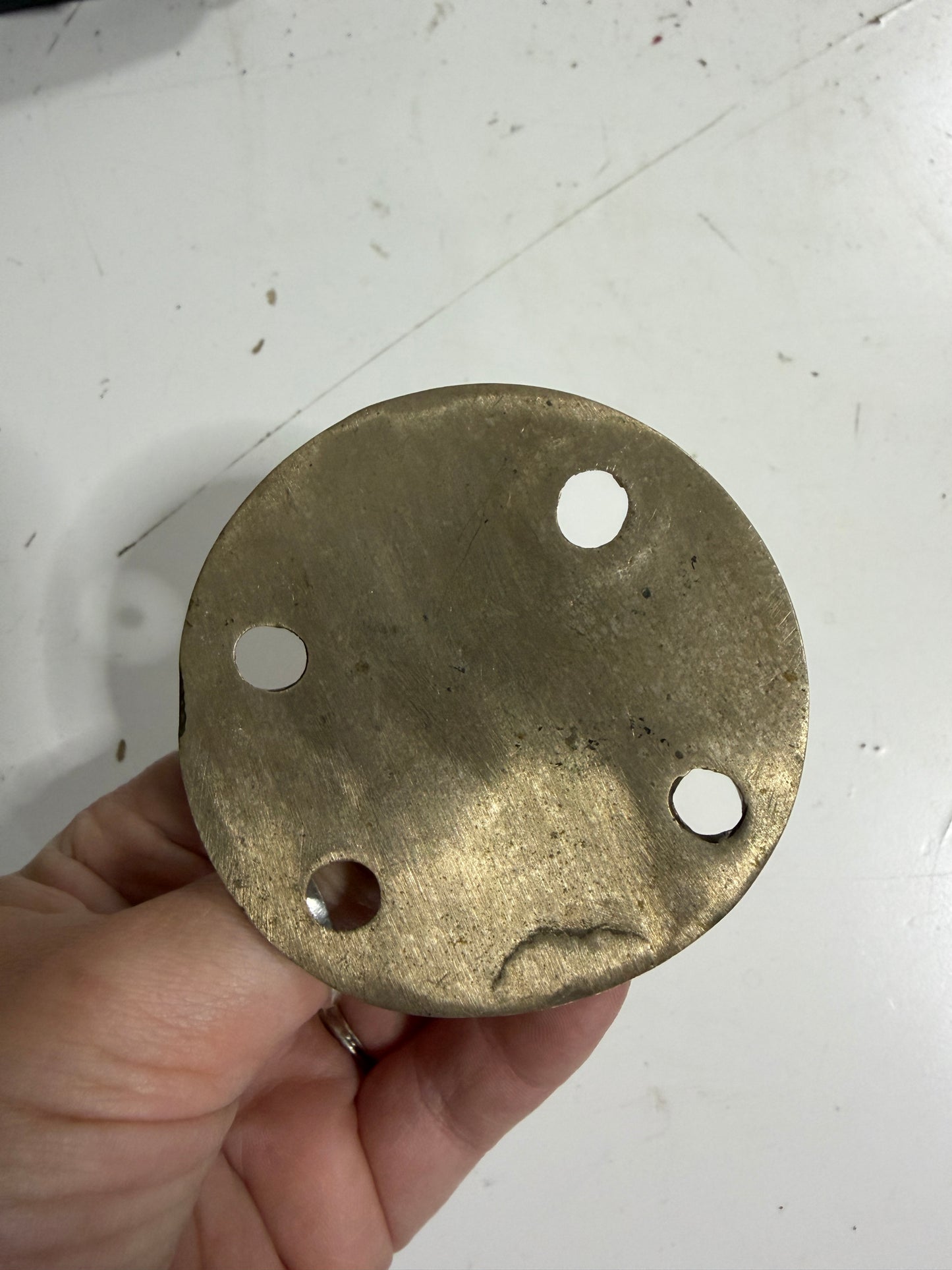 Herreshoff Pattern Flange Pad Eye / Padeye - 2 3/4" Base