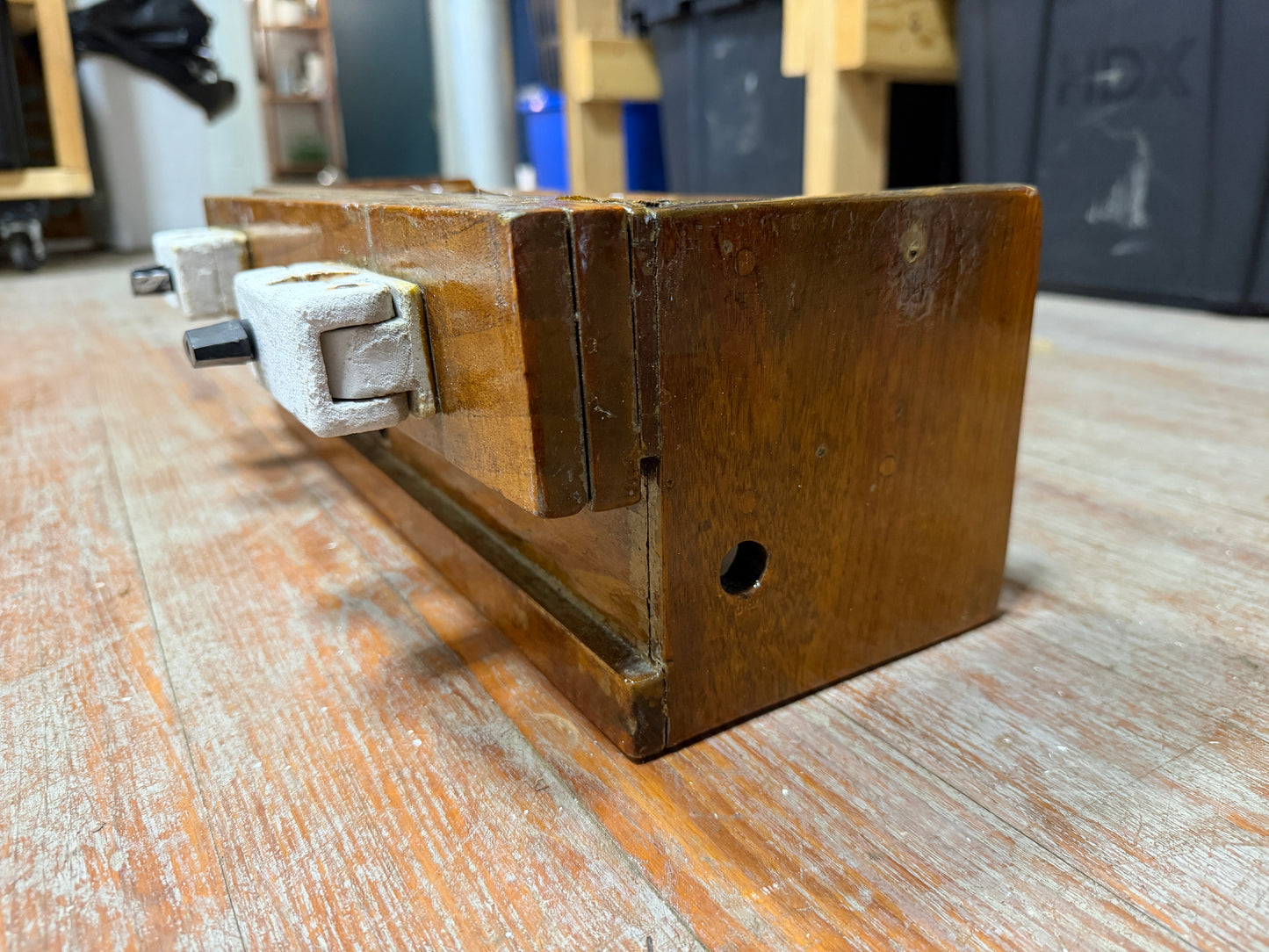 Teak 4 Cup Holder - 9.5" Center to Center