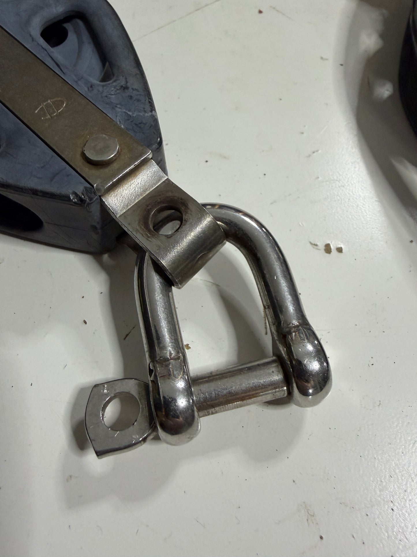 Wilcox Crittenden Boom Vang Fiddle Blocks - 3/8" Line