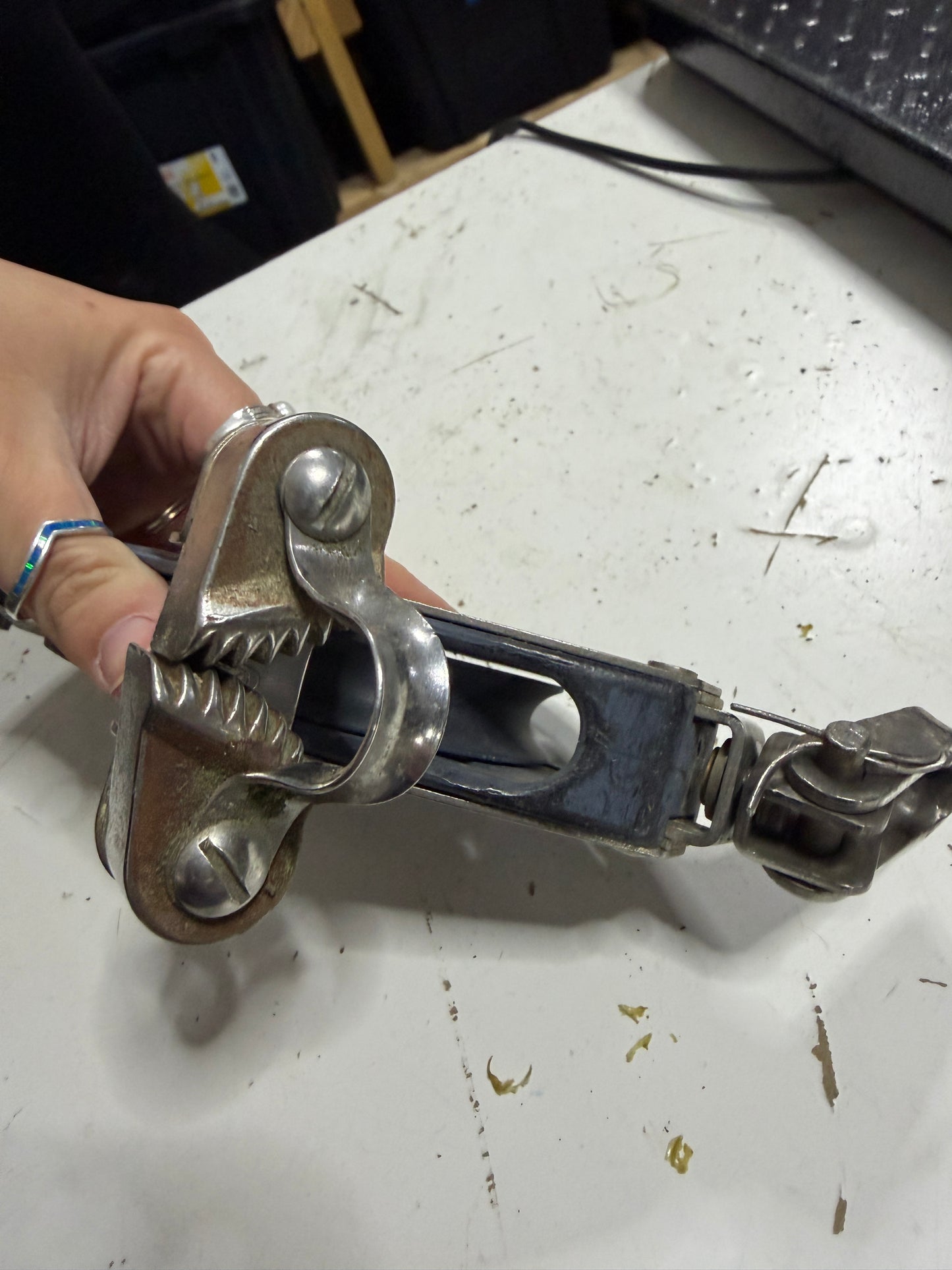 Wilcox Crittenden Boom Vang Fiddle Blocks - 3/8" Line