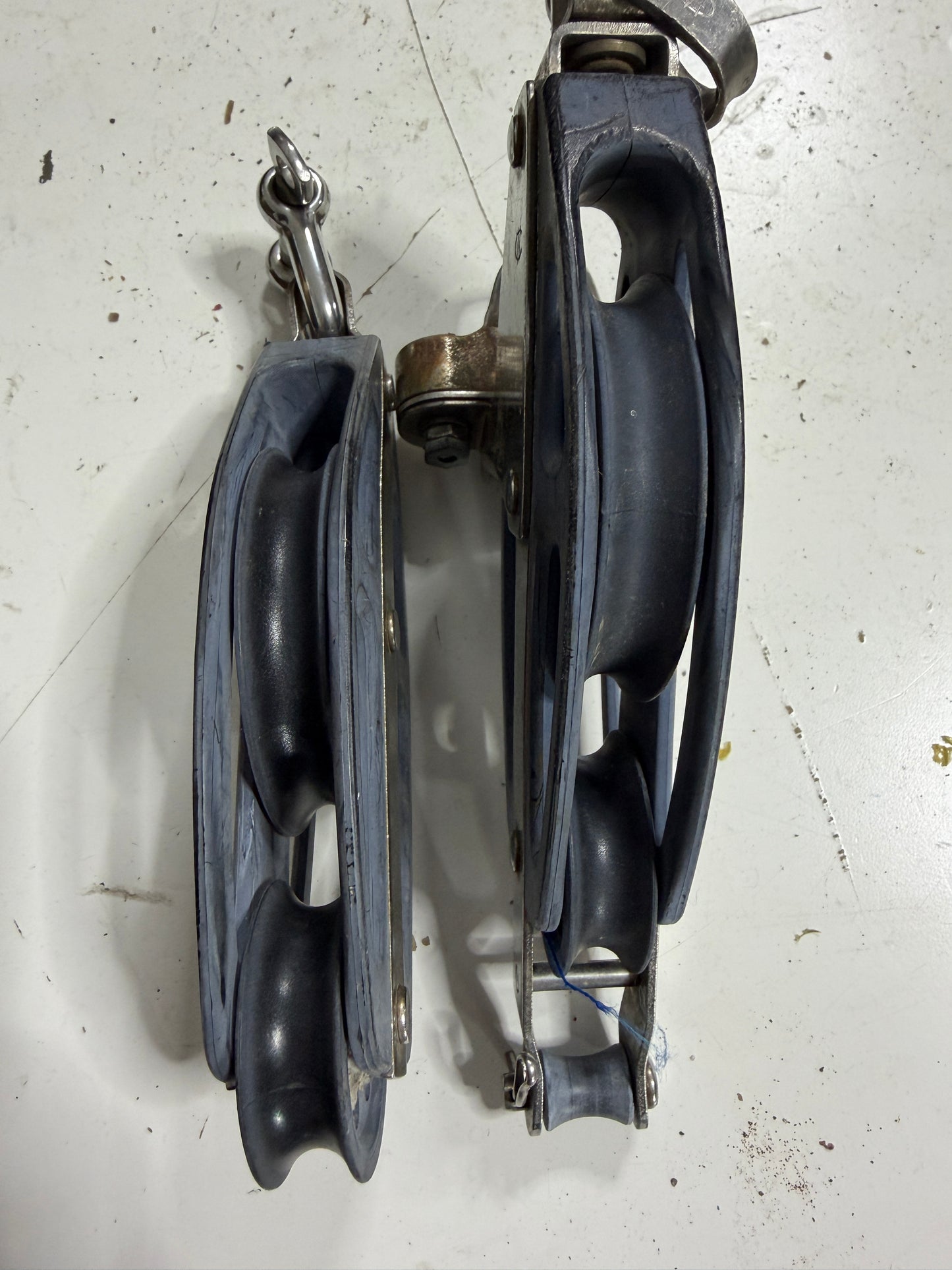 Wilcox Crittenden Boom Vang Fiddle Blocks - 3/8" Line