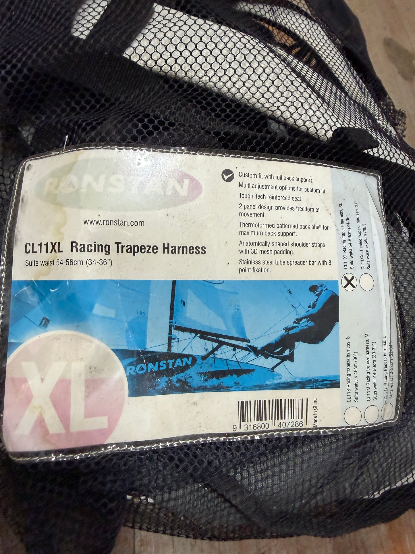 Ronstan CL11XL Racing Trapeze Harness