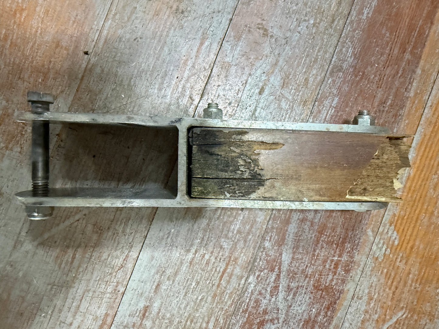 Stainless Steel Tiller Strap Hardware - 1 5/8" Wide x 2" Long Handle Insert -- #24