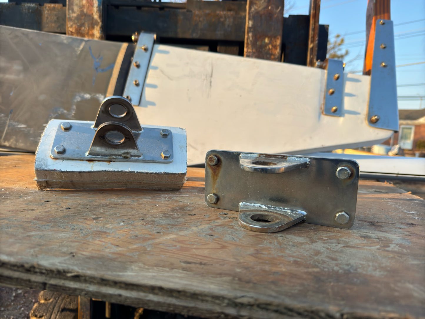 Rudder from J29 and Gudgeons