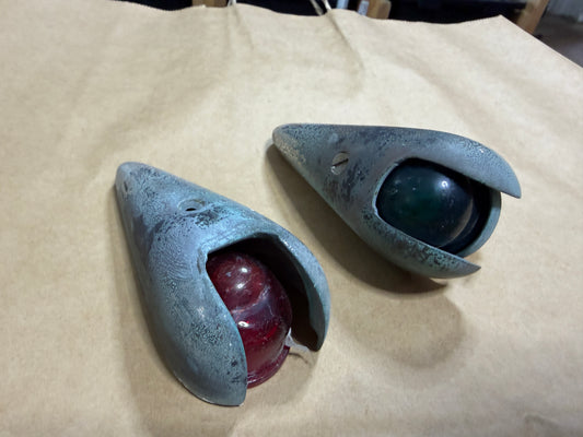 PAIR Vintage Bronze Navigation Lights