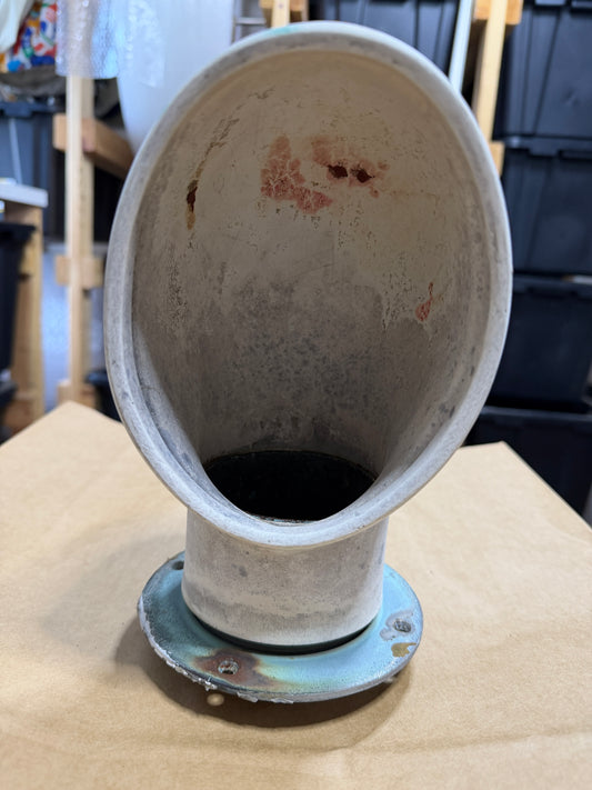Rubber Dorade Vent With Bronze Base - 3 3/8" Diameter