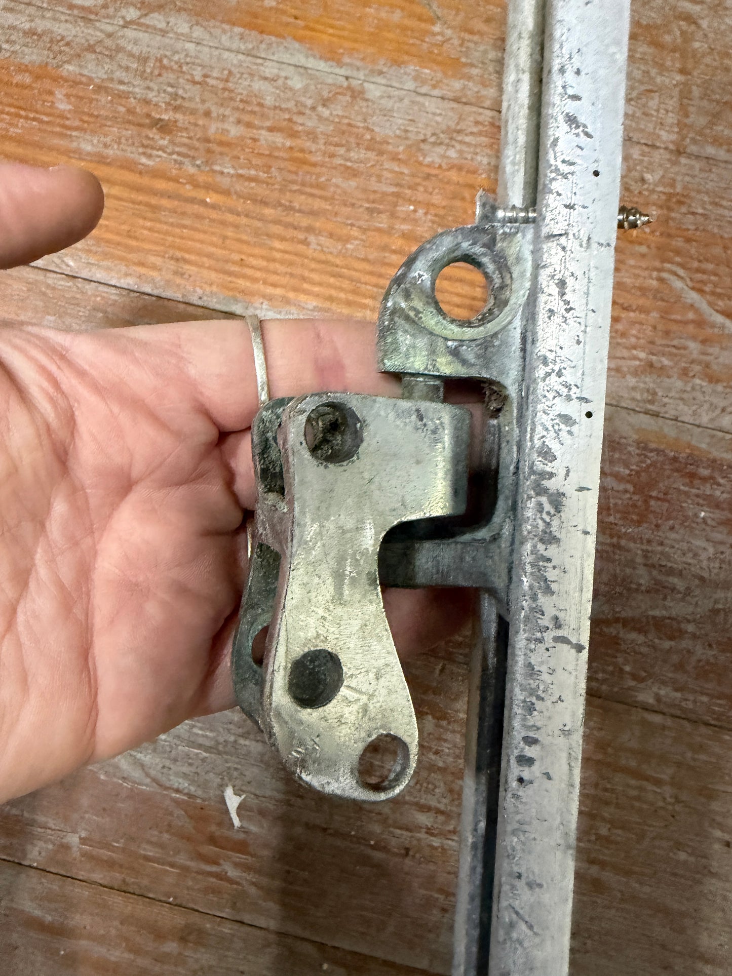 Aluminum Mast Track With Small Bronzed Gooseneck - 3/4" Track
