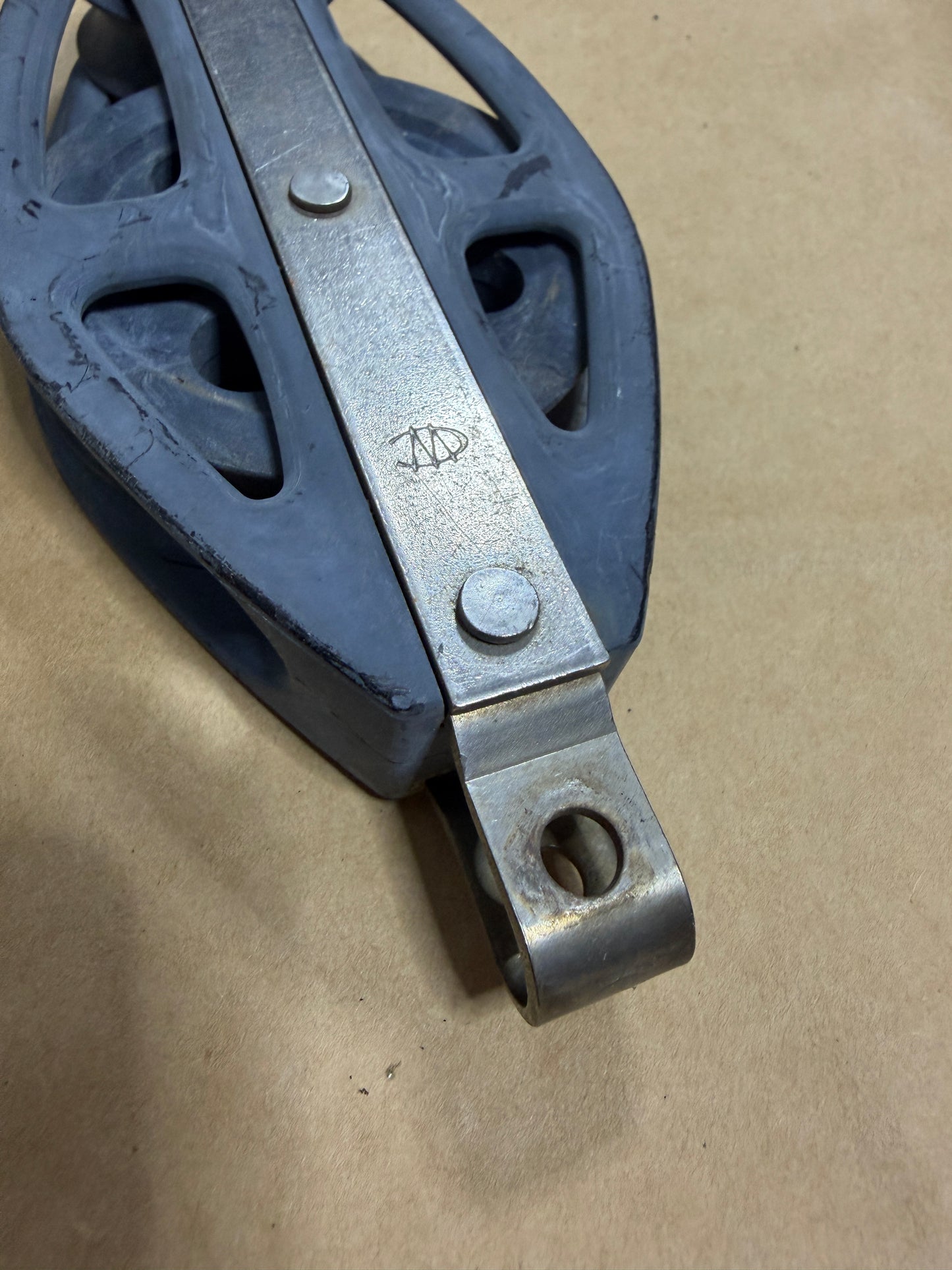Wilcox Crittenden Fiddle Block - 2 3/4" & 1 5/8" Sheaves - 3/8" Line
