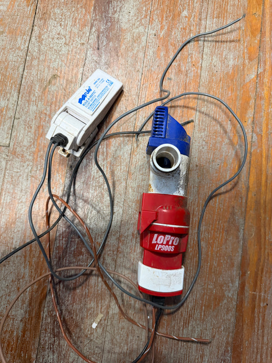 Rule-A-Matic Float Switch 35A and LoPro LP900S Bilge Pump