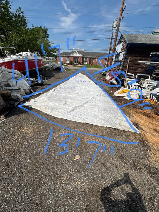 No 3 Genoa Sail - 41’7” Leech x 45’9” Luff x 13’7” Foot