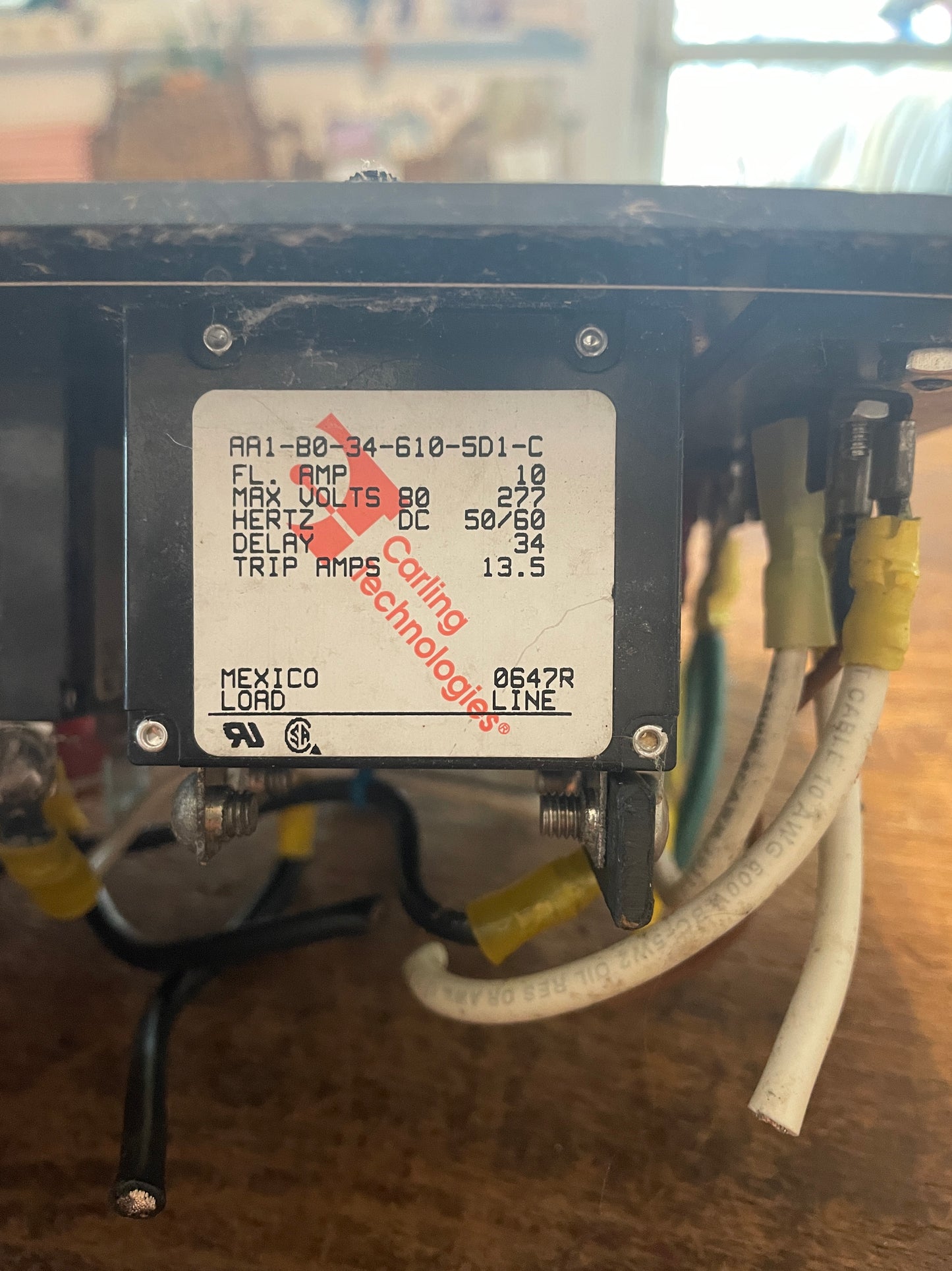 6 Switch AC Main Shore Power Panel