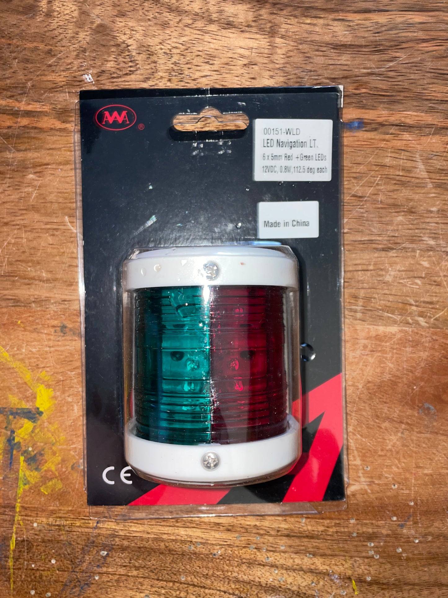 00151-WLD LED Navigation Light Red & Green - NEW