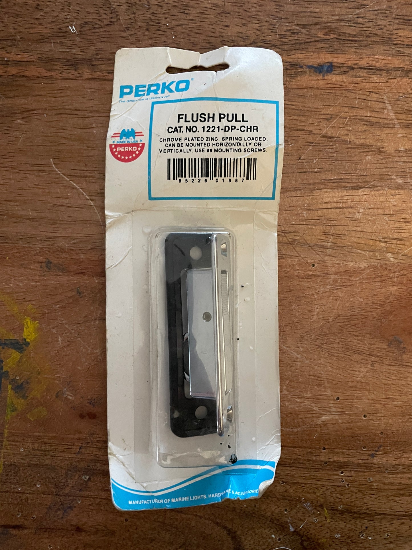 Perko Flush Pull CAT NO 1221-DP-CHR ; NEW