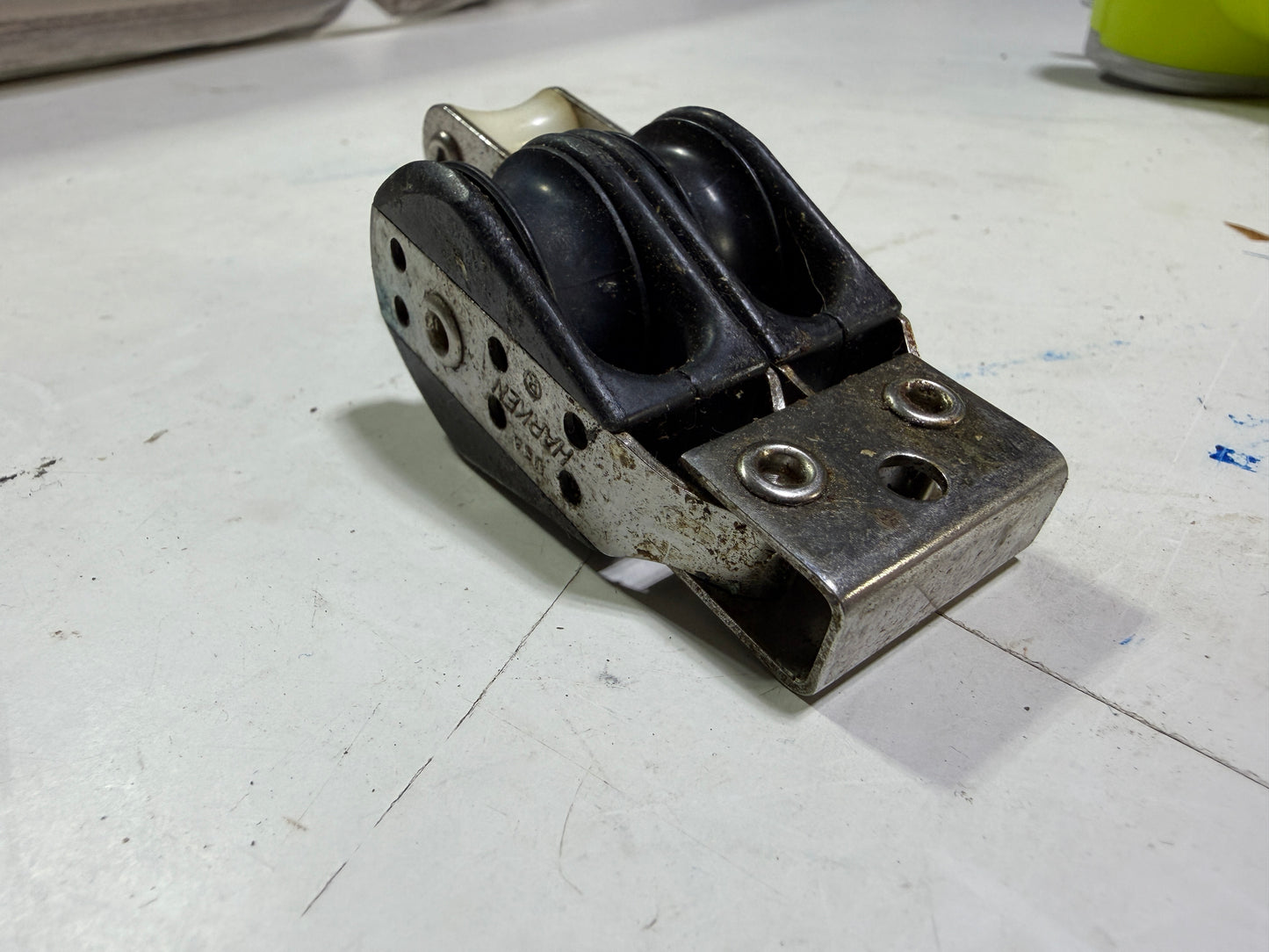 Harken 1 1/8” Double Sheave Block With Becket