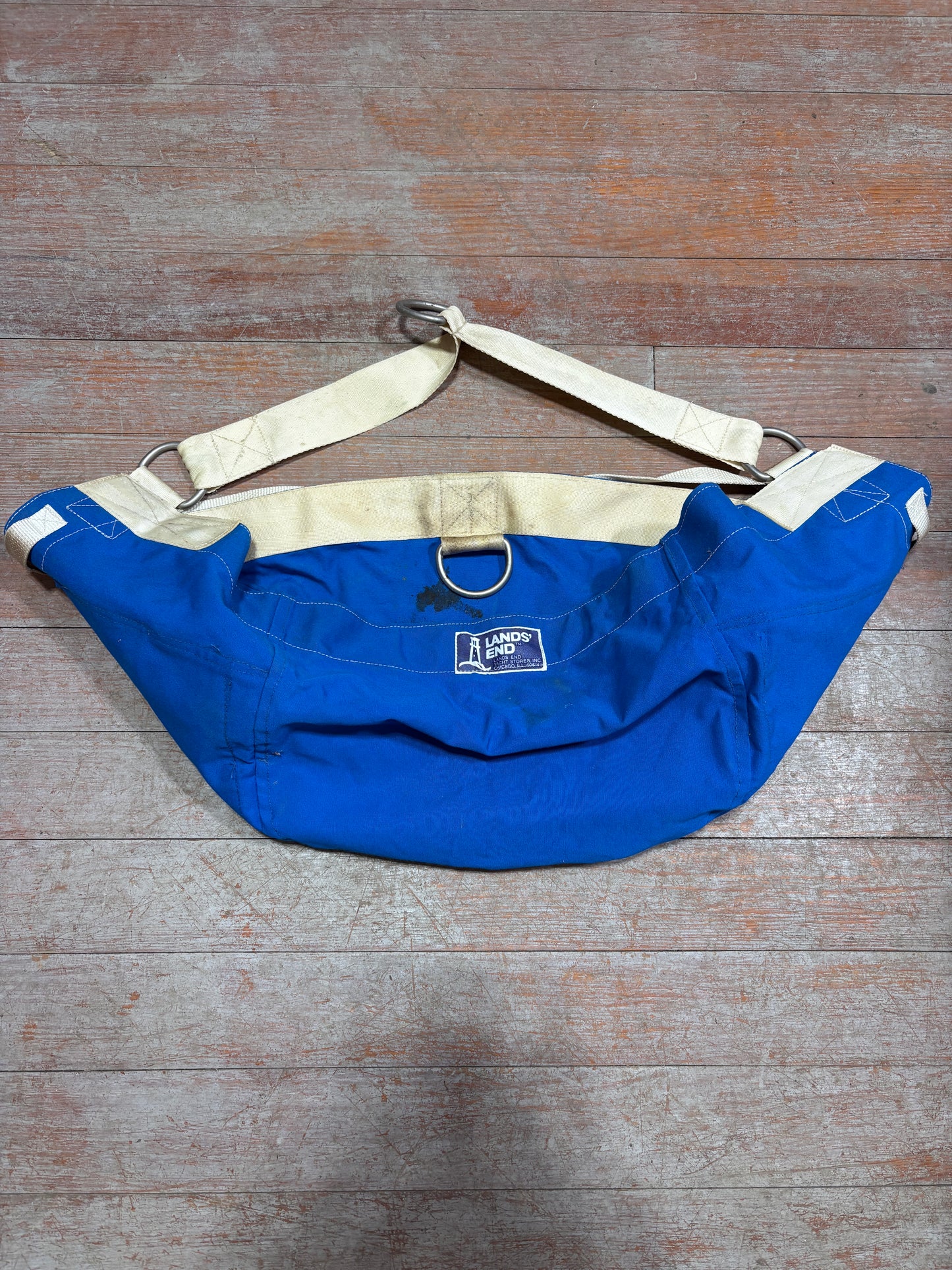 Lands End Blue Canvas Bosuns Chair