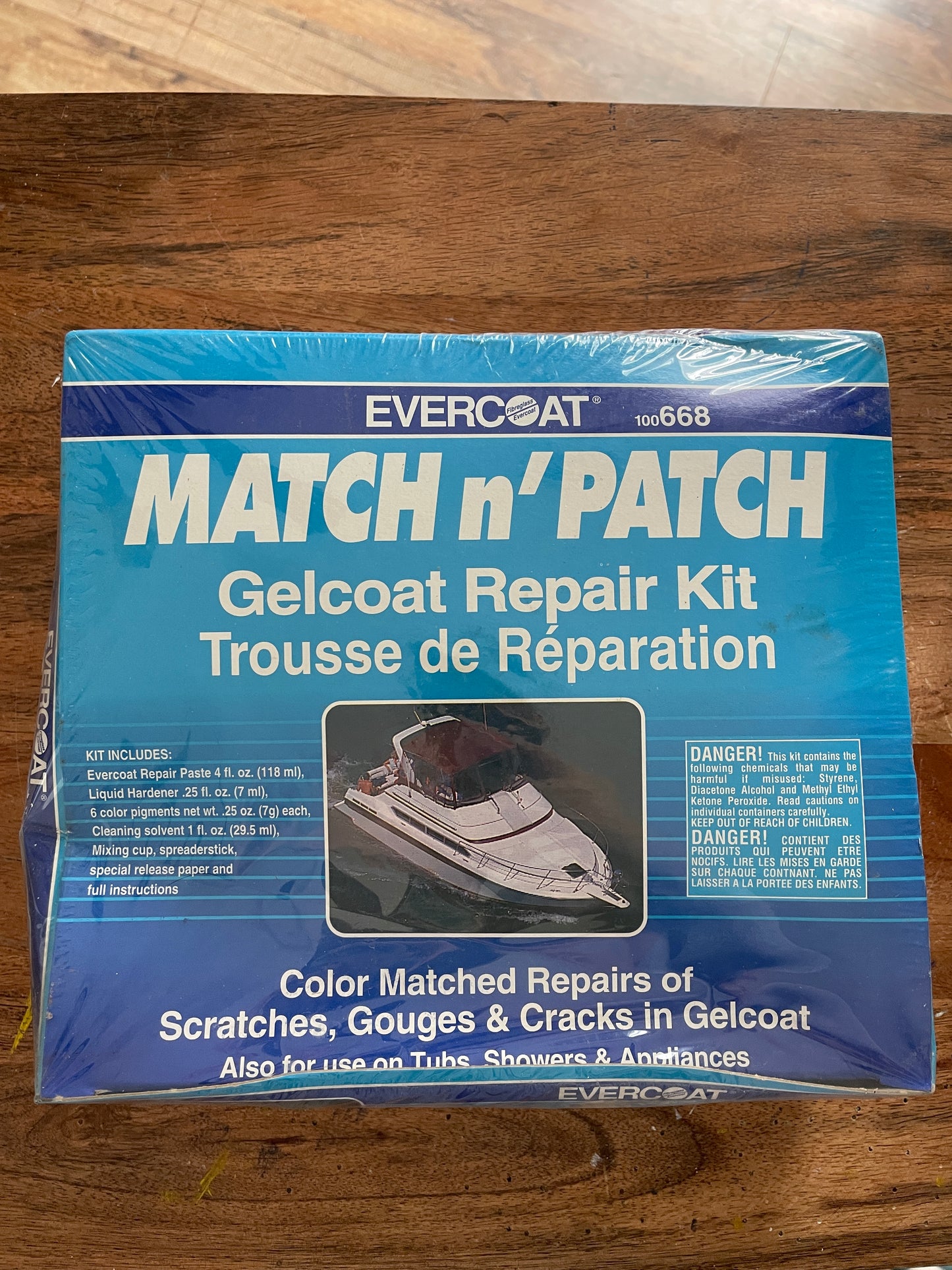 Evercoat Match N’ Patch Gelcoat Repair Kit - NEW