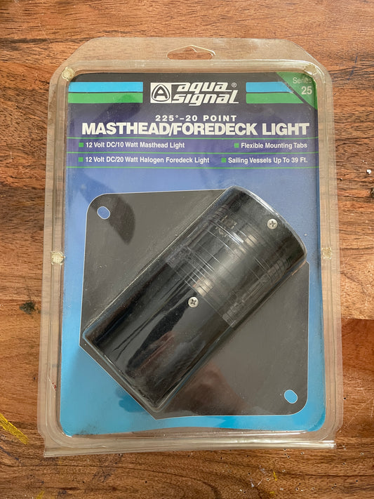 Aqua Signal Series 25 Masthead/Foredeck Light - NEW