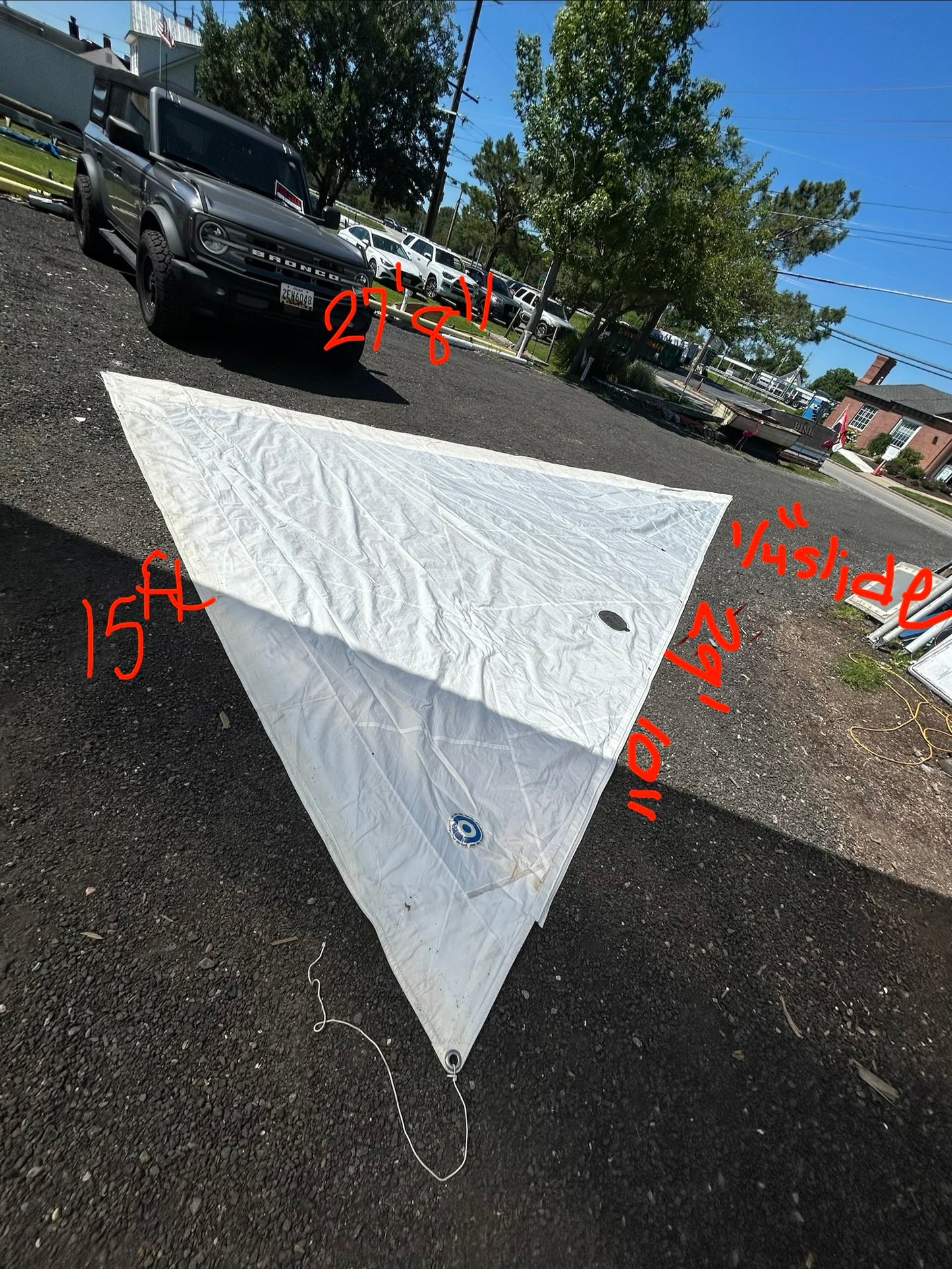 O'Day 272 Sailboat – 130% Genoa Headsail (29'10" x 27'8" x 15')