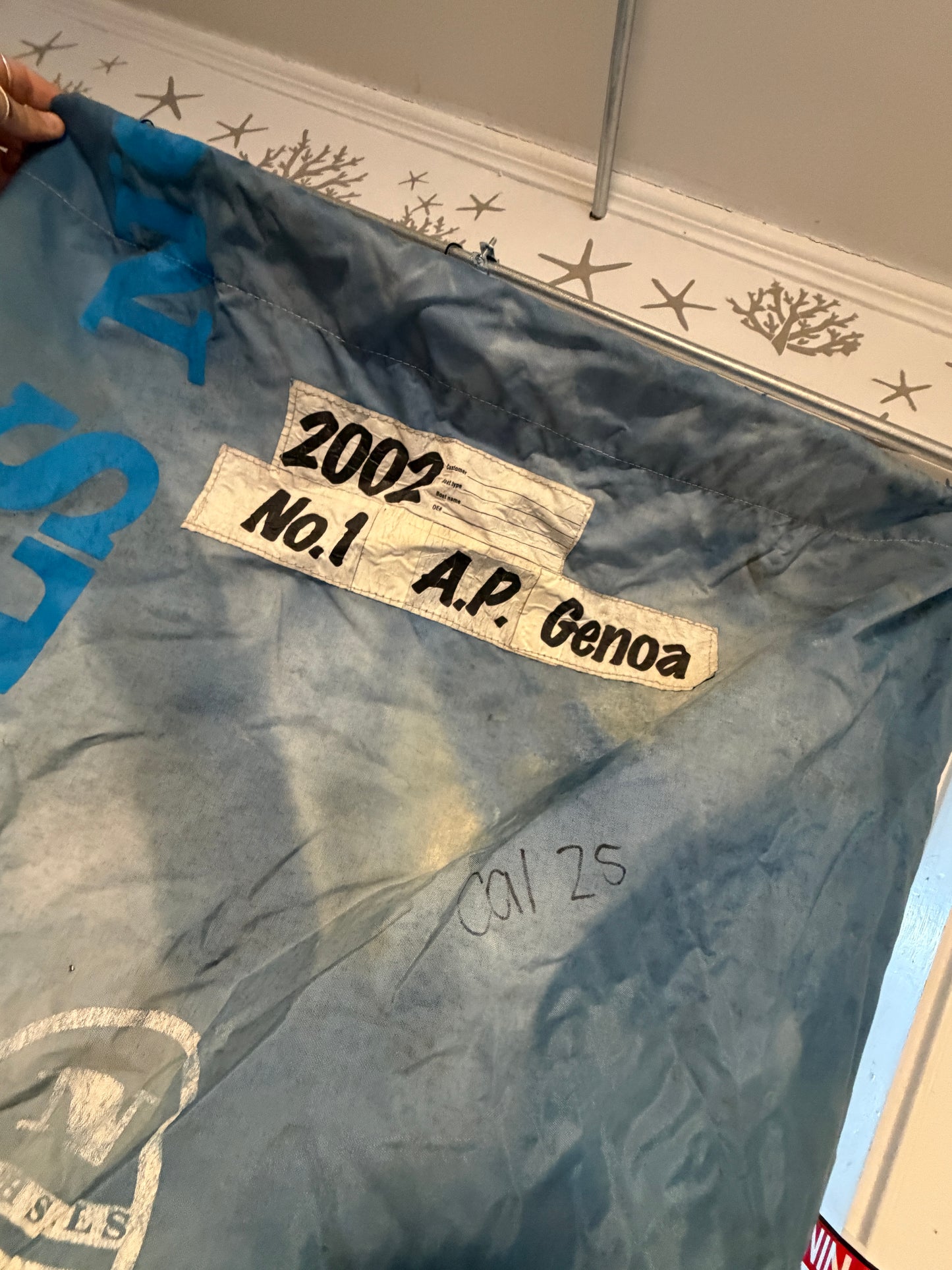 2001 NO.1 A.P Genoa North Sails Bag Only - 20" Diameter Base x 48" Tall