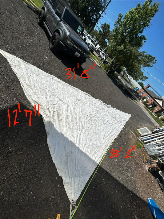 Roller Furling Jib Sail (31'8" x 28'2" x 12'7")
