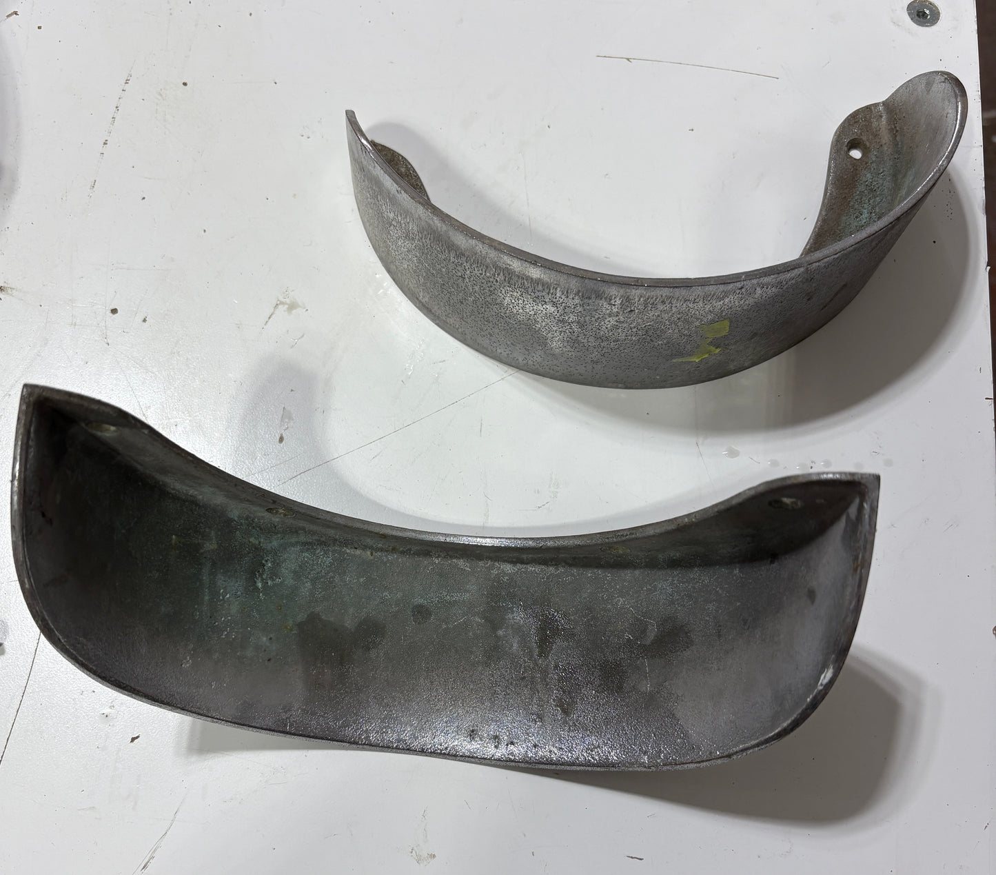 Chromed Bronze Porthole Rain Shields (Pair)