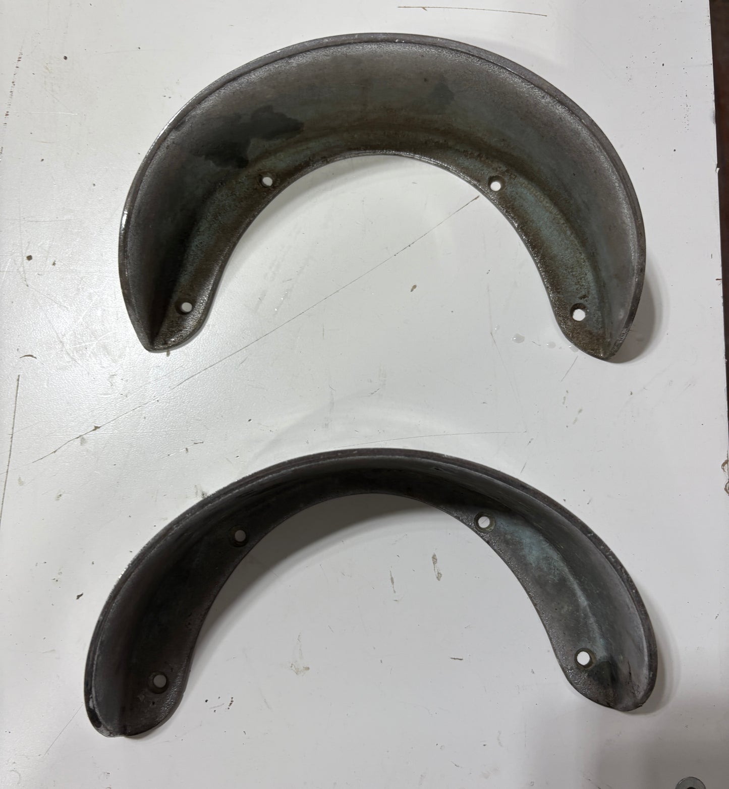 Chromed Bronze Porthole Rain Shields (Pair)