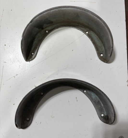 Chromed Bronze Porthole Rain Shields (Pair)