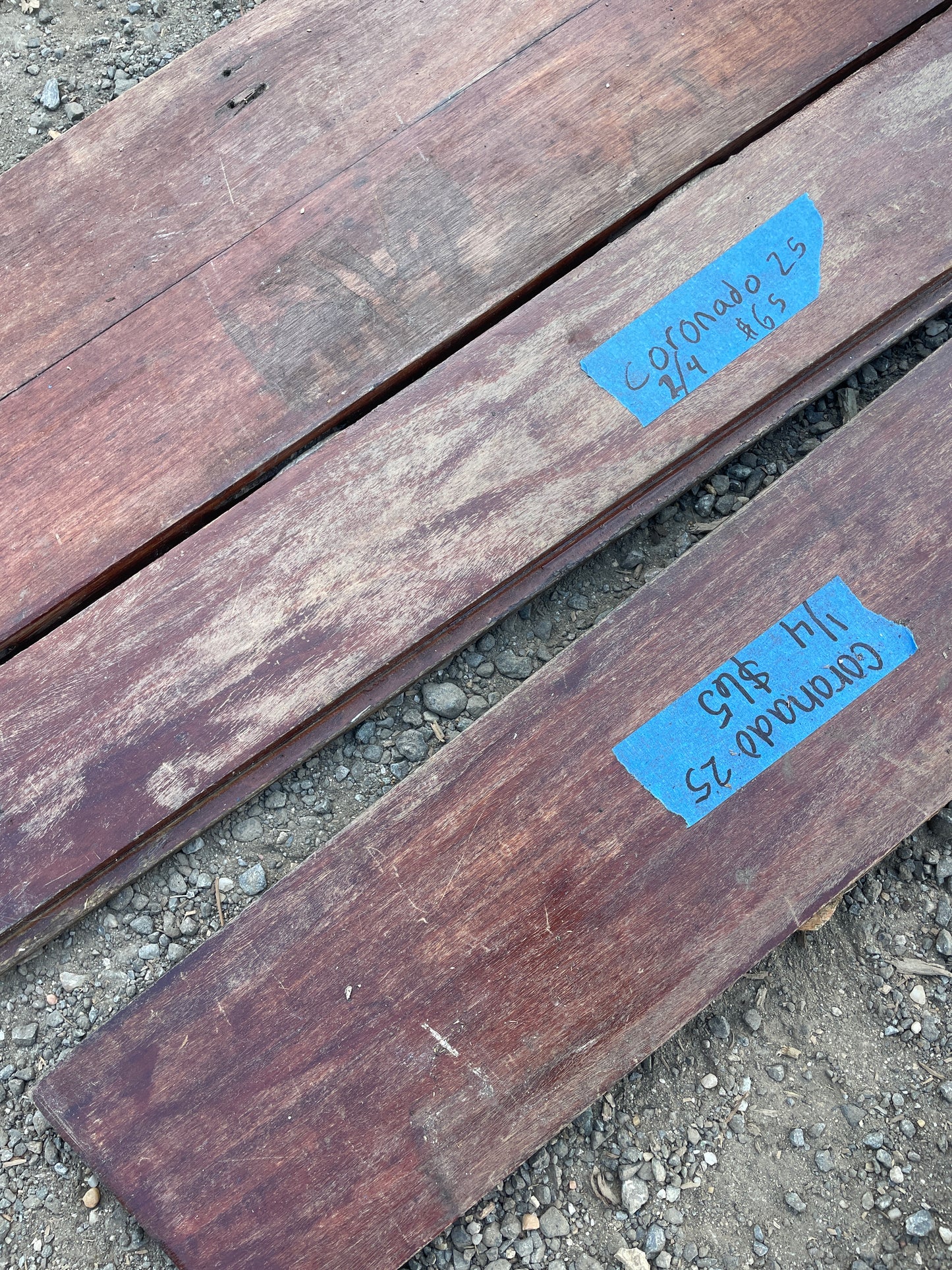 Coronado 25 - Set of 4 Wooden Companionway Boards -- #40