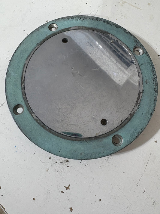 Nicrometal Chromed Bronze Deck Plate 4"