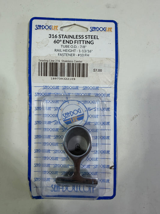 Seadog Line 316 Stainless Steel 60 Degree End Fitting - NEW