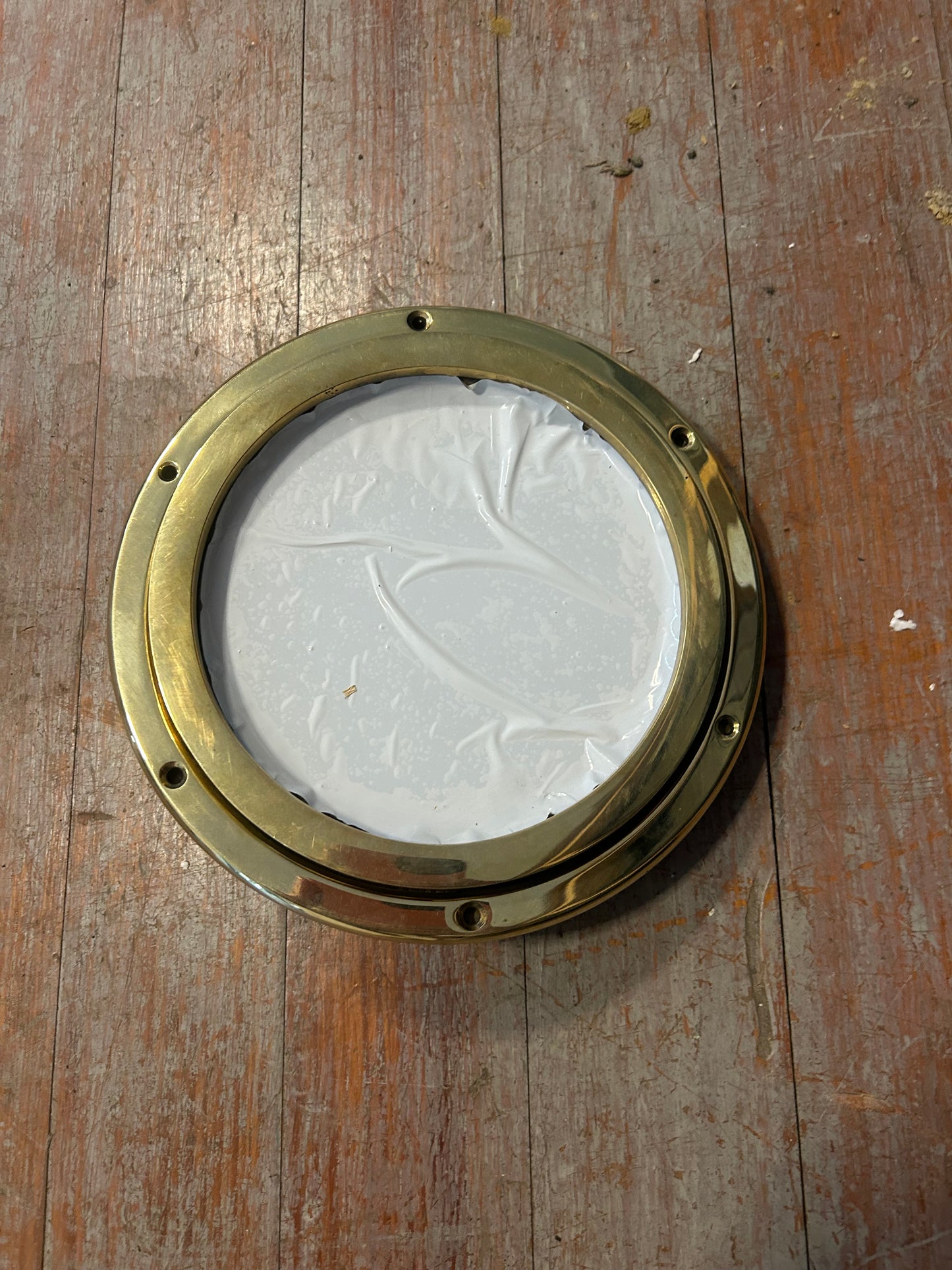 Foresti & Suardi 7" Glass - Brass Porthole