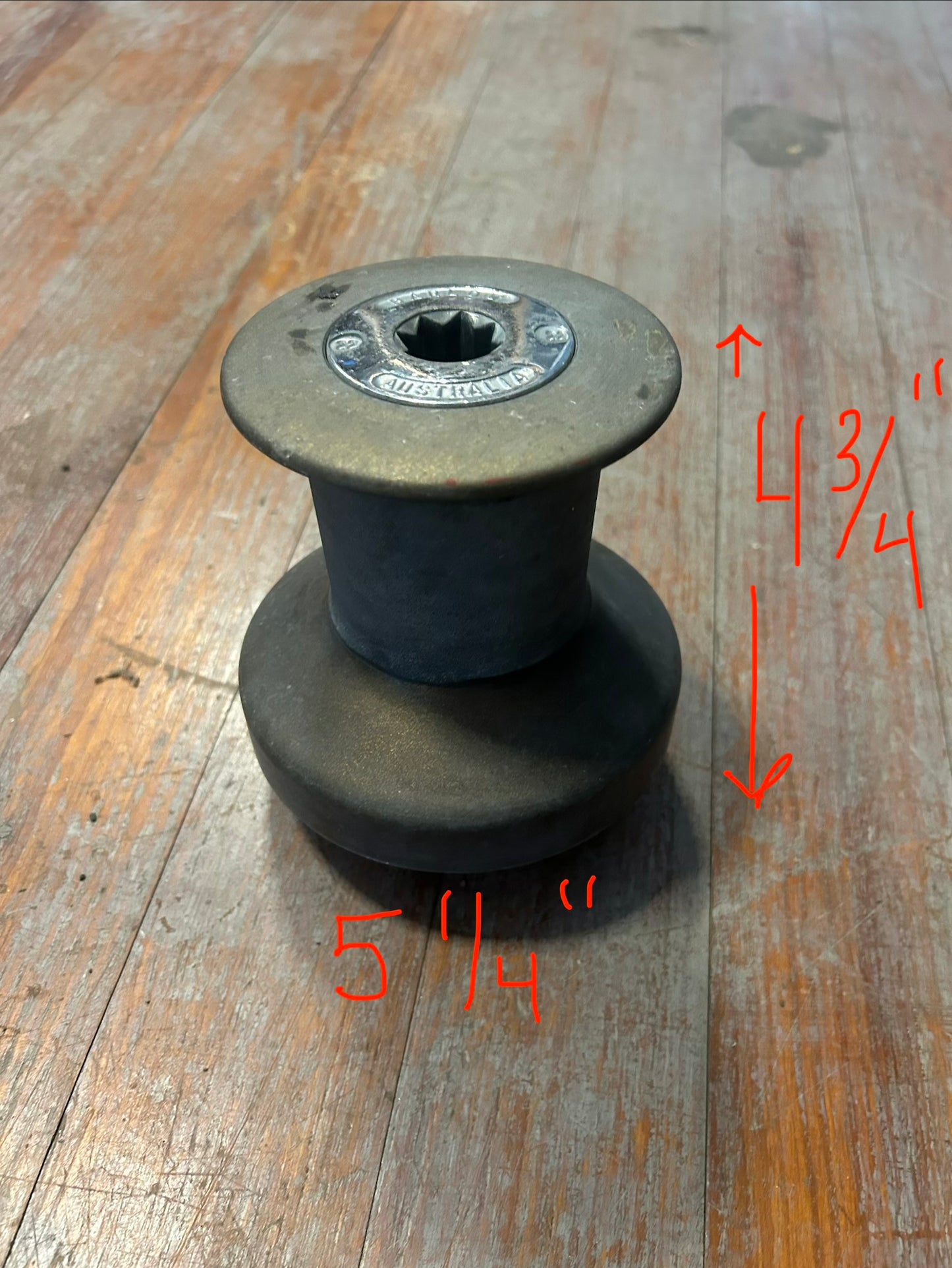 Vintage Barlow Model 22 Single Speed Sailboat Winch
