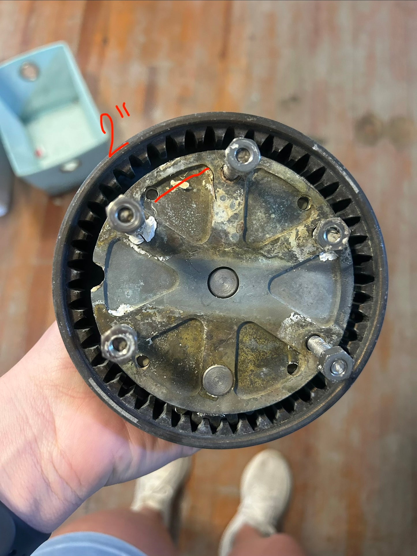 Vintage Barlow Model 22 Single Speed Sailboat Winch