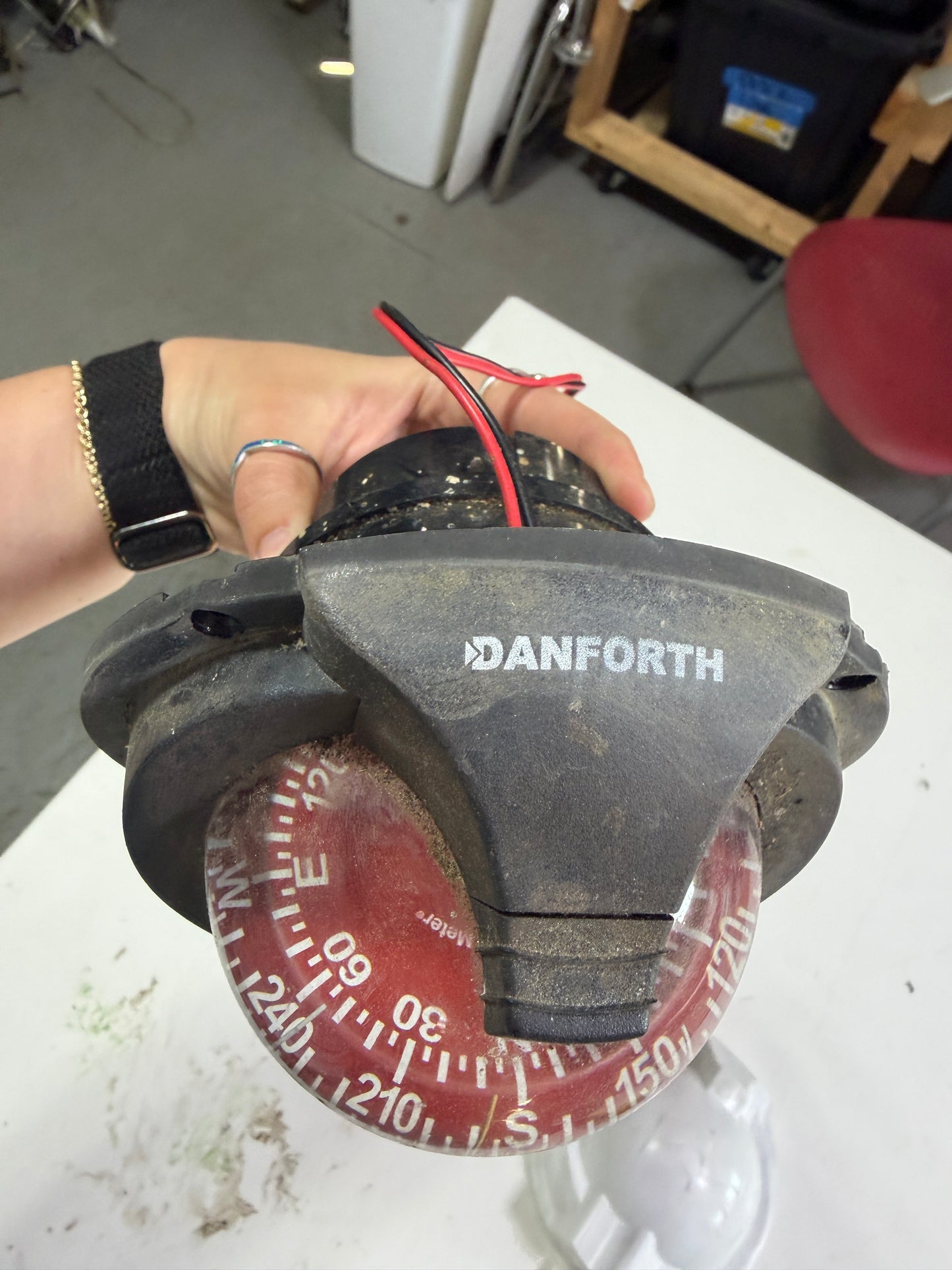 Danforth Plastimo A140 Bulkhead Compass