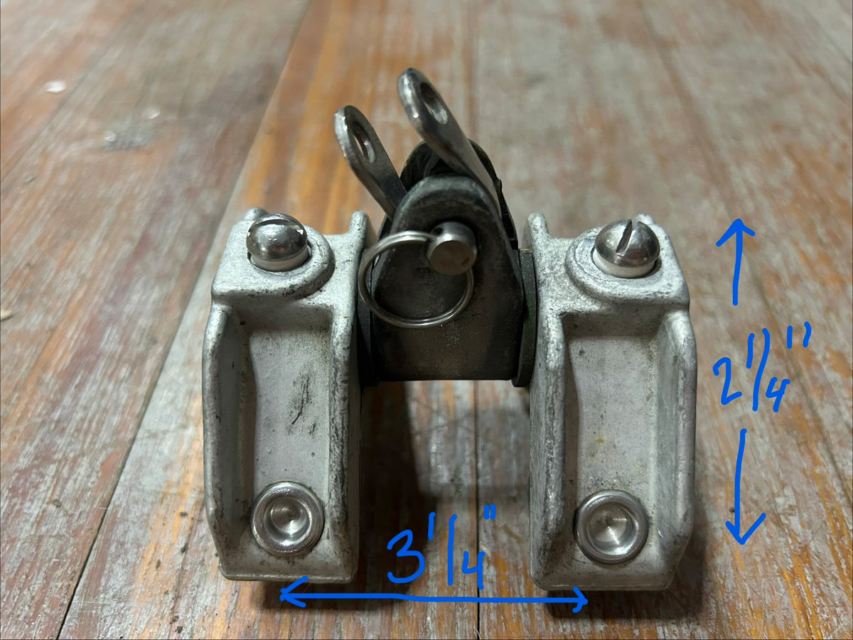 Traveler Car / Mainsheet Track Car - 1" Track - 4 Sheave