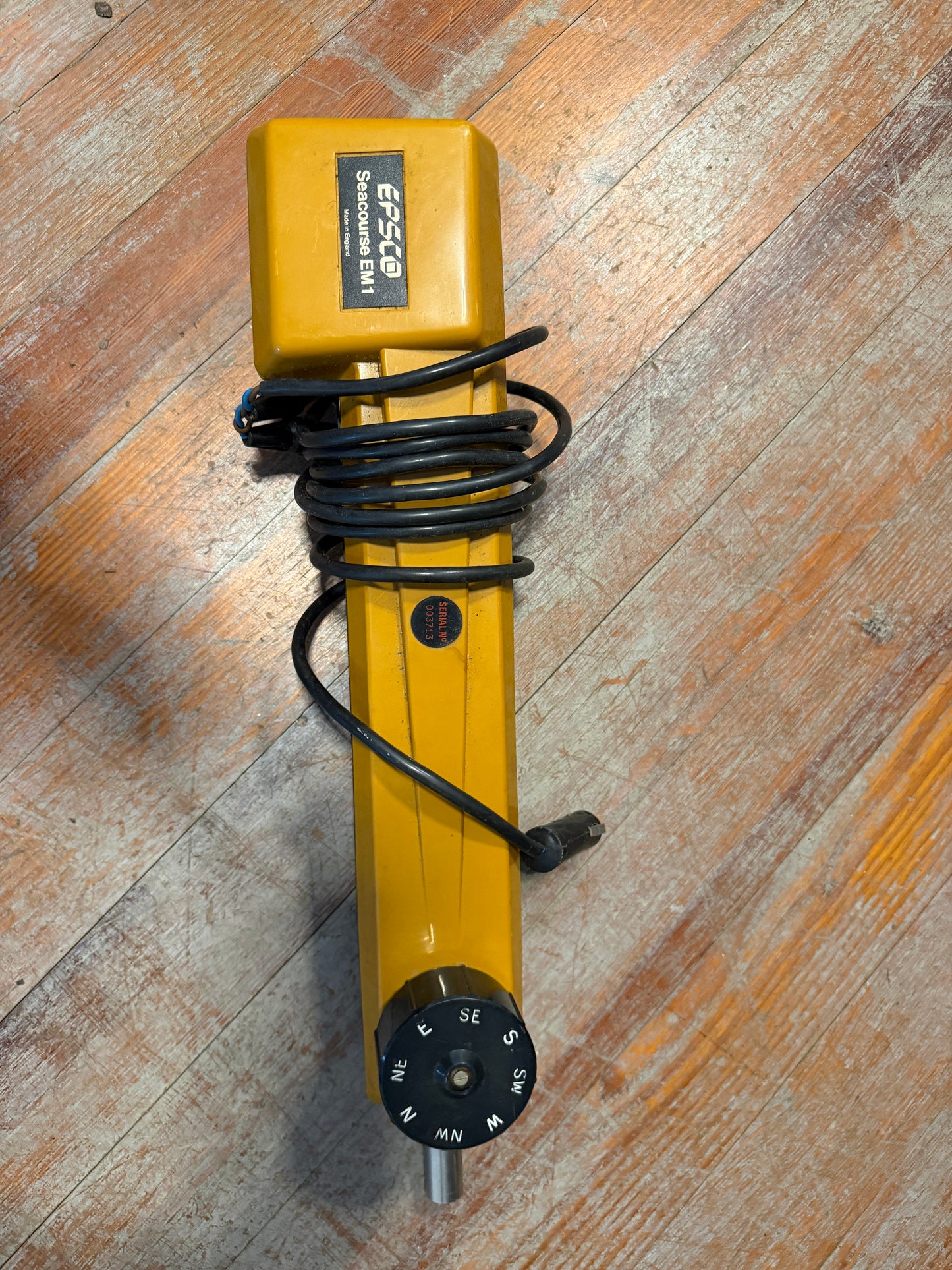Vintage EPSCO Seacourse EM1 Tiller Pilot
