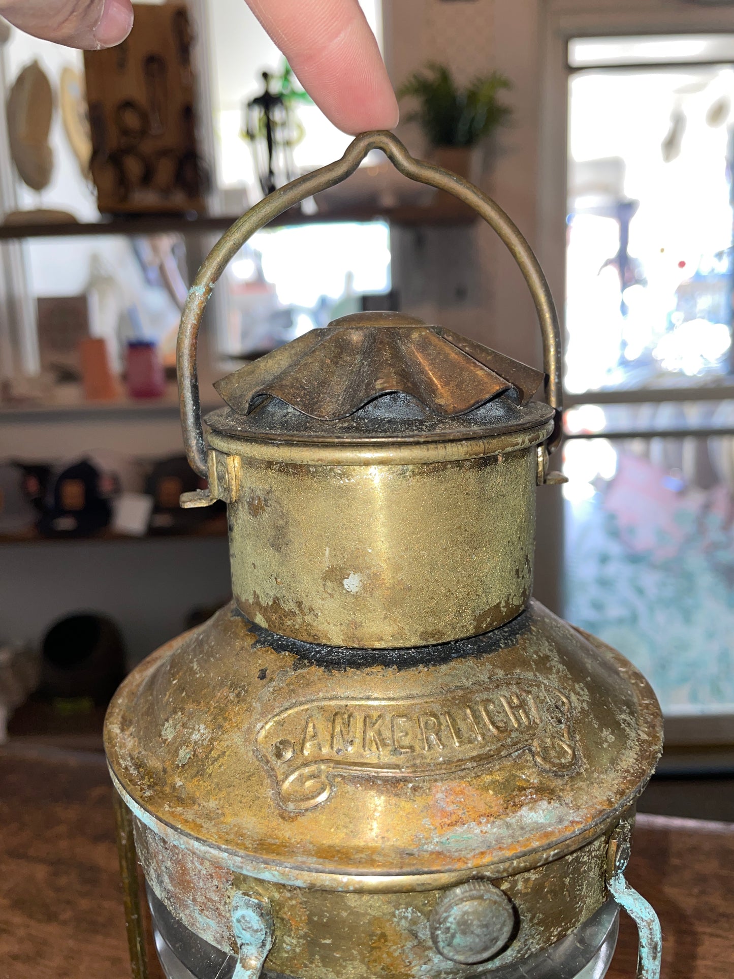 Ankerlight Brass Anchor Oil Lamp