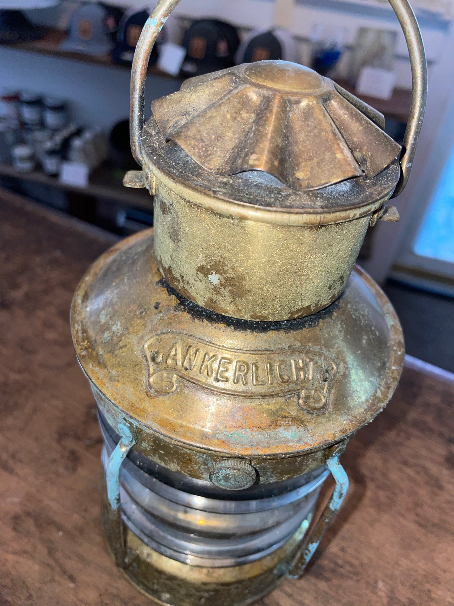 Ankerlight Brass Anchor Oil Lamp