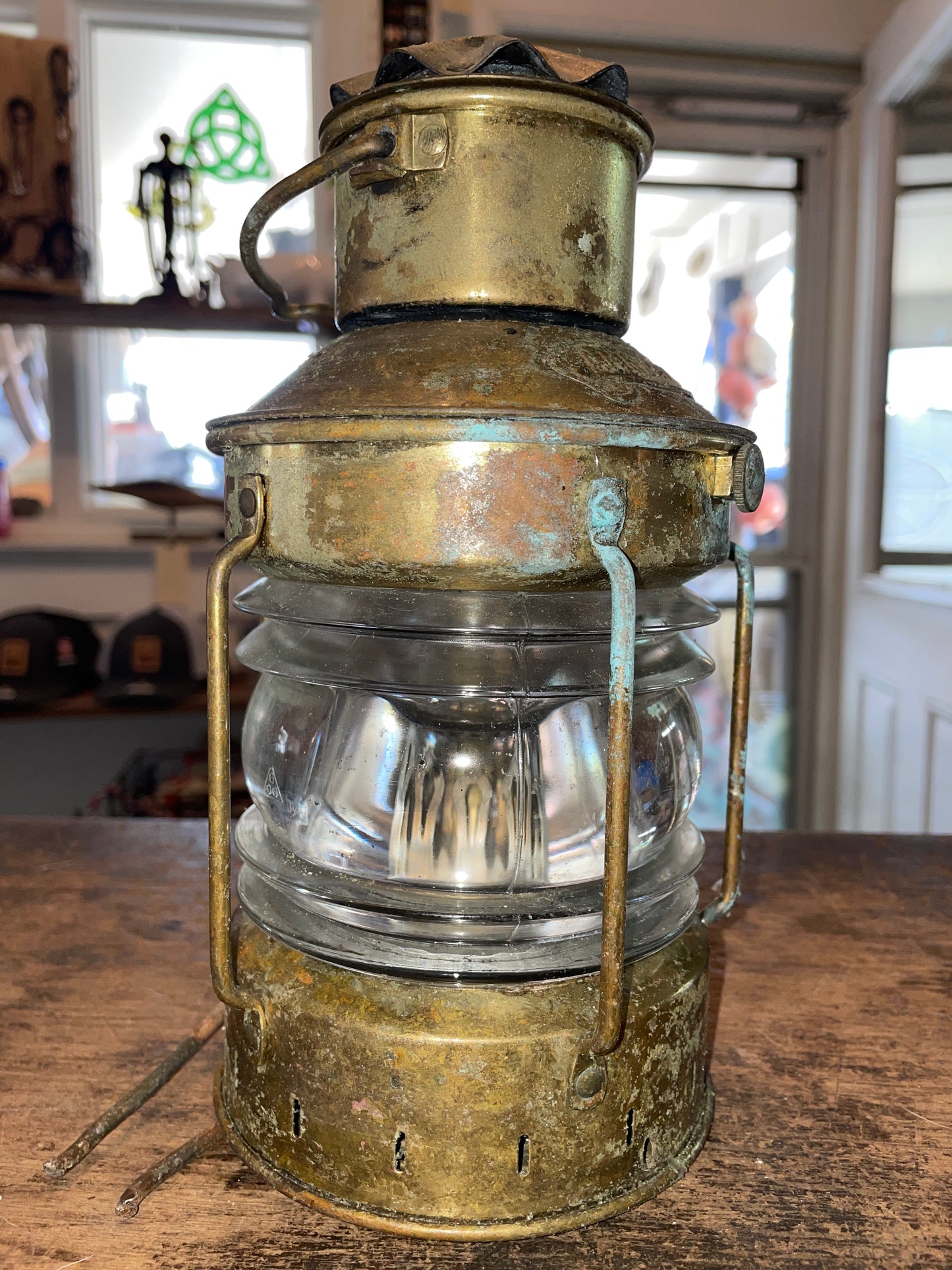 Ankerlight Brass Anchor Oil Lamp