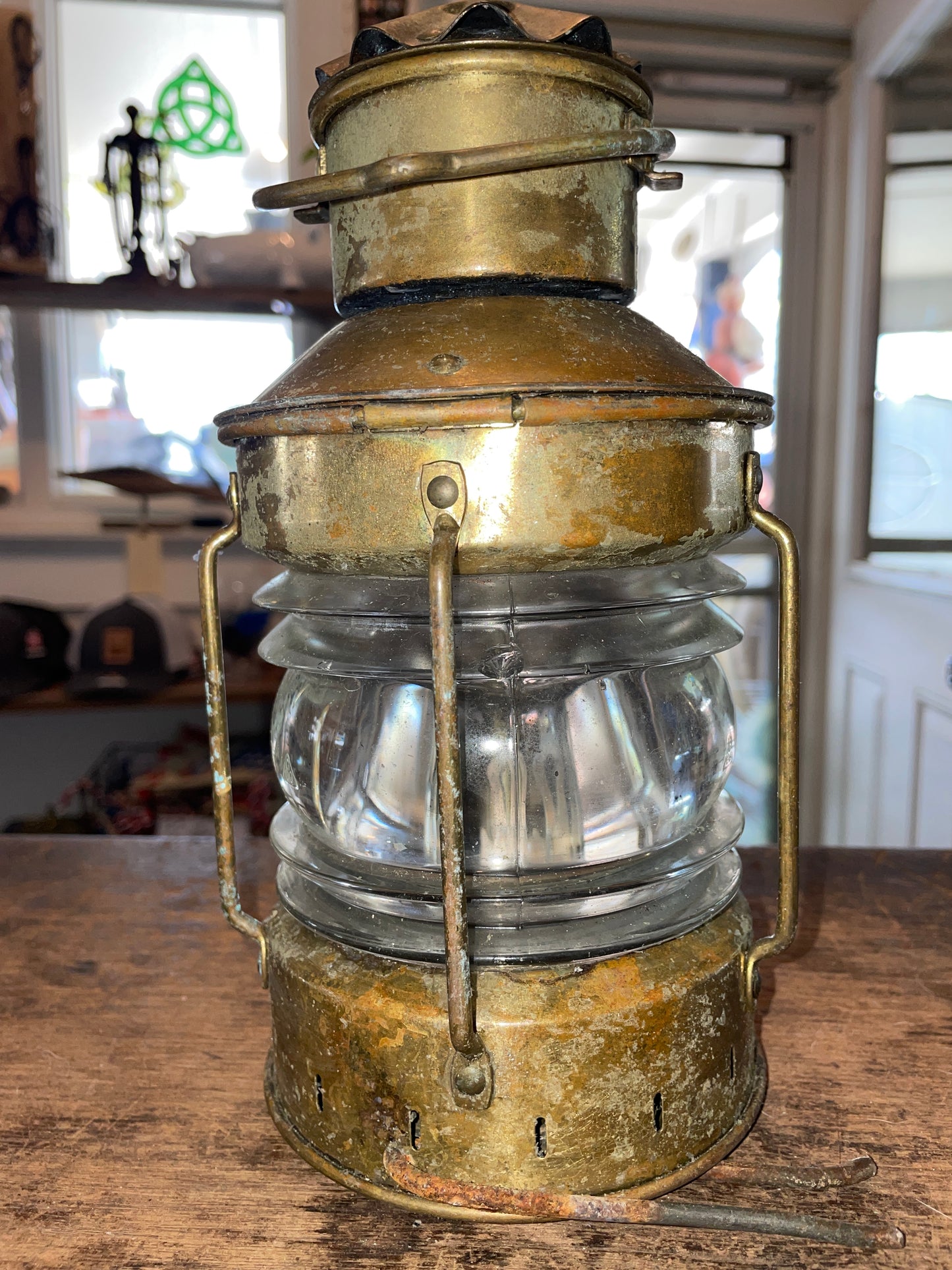 Ankerlight Brass Anchor Oil Lamp