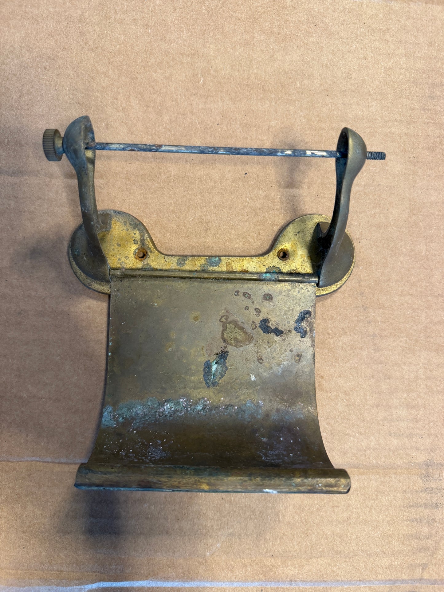 Vintage Brass Toilet Paper Holder