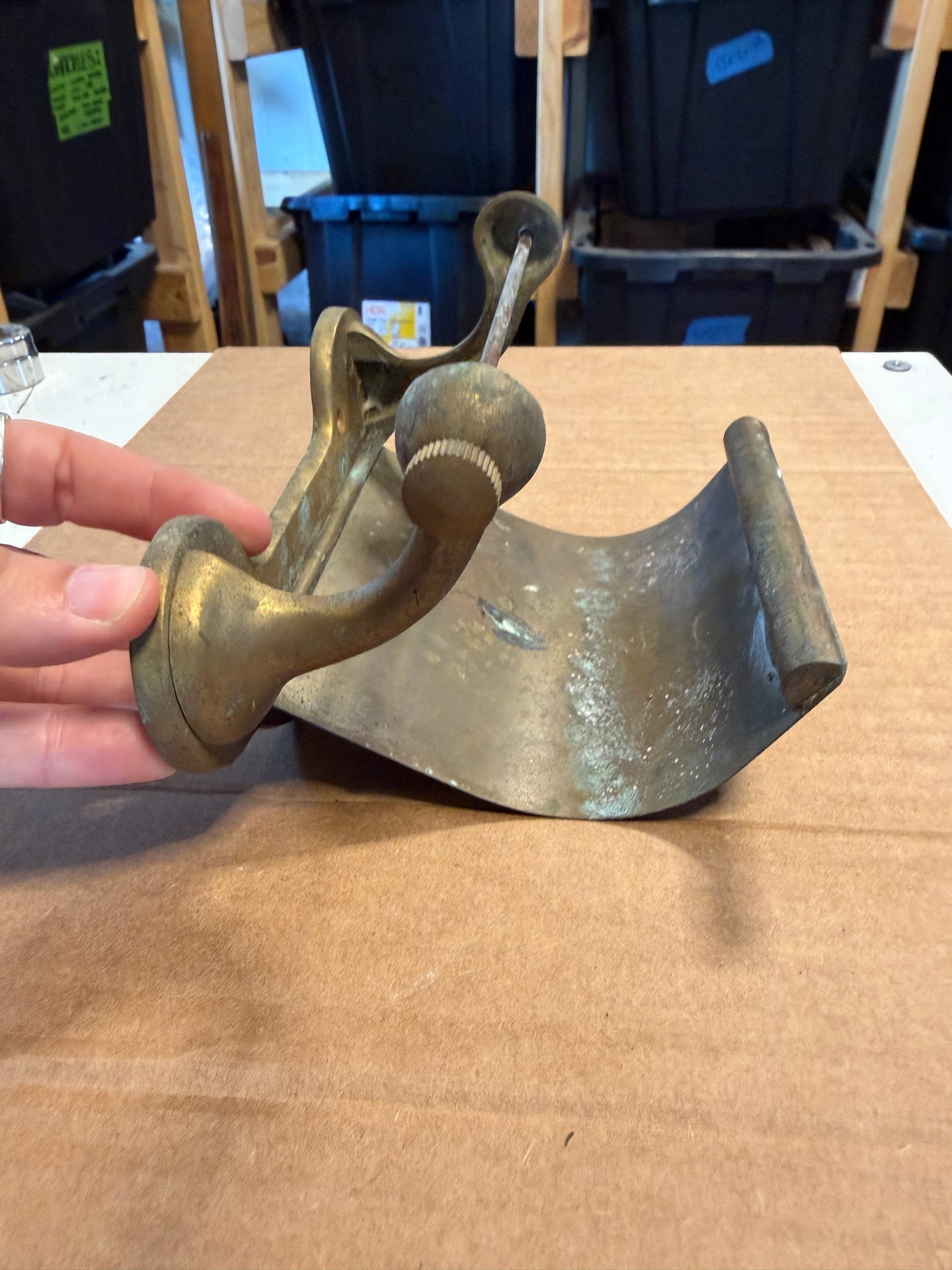 Vintage Brass Toilet Paper Holder