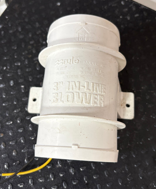 Rule 3" in-Line Blower